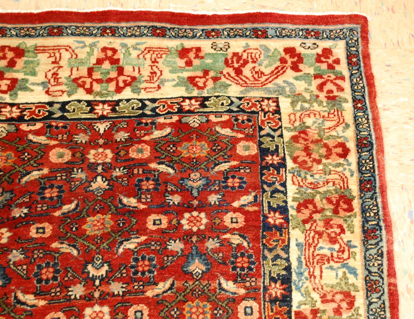 PERSIAN BIJAR RUG 3' 7" x 10' 8" - 6