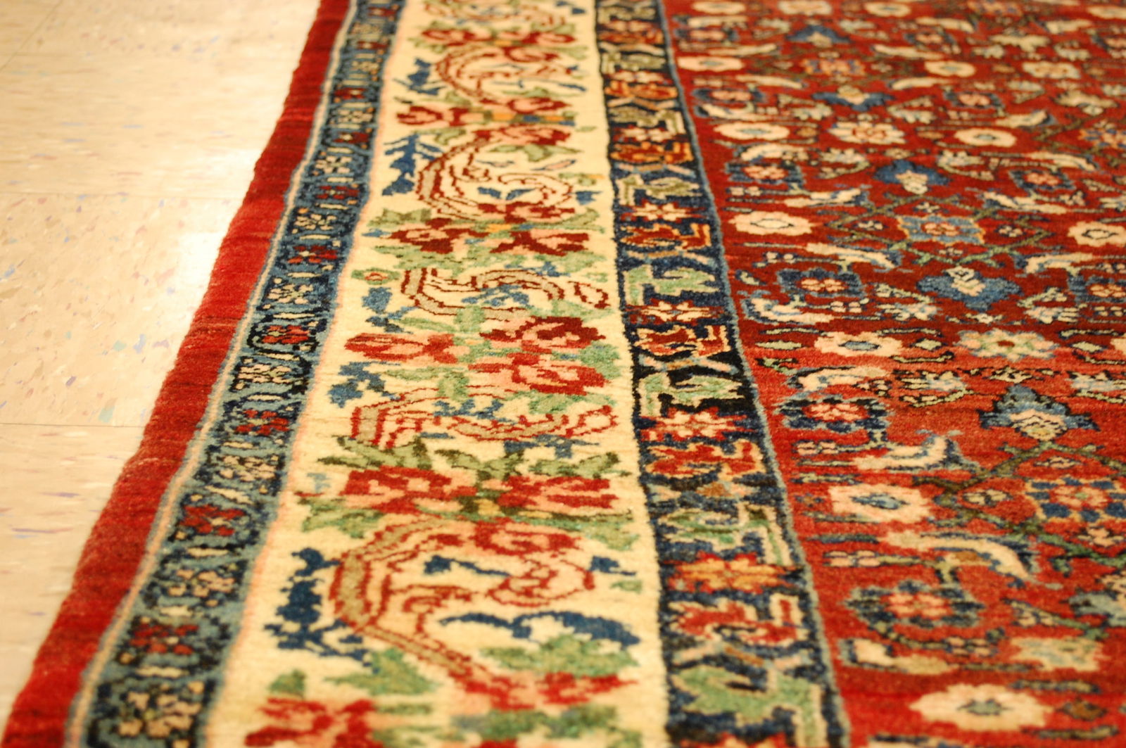 PERSIAN BIJAR RUG 3' 7" x 10' 8" - 8