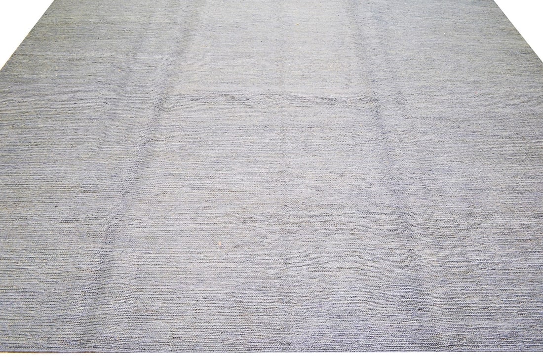 INDIAN FLATWEAVE WOOL RUG - 2