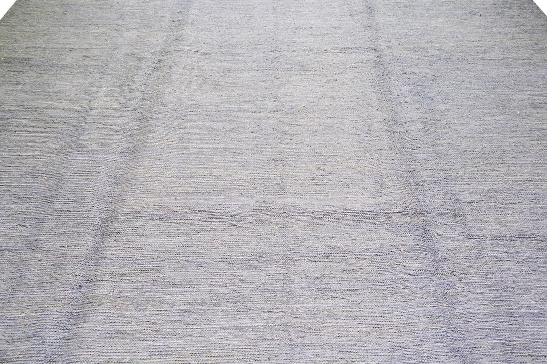 INDIAN FLATWEAVE WOOL RUG - 4