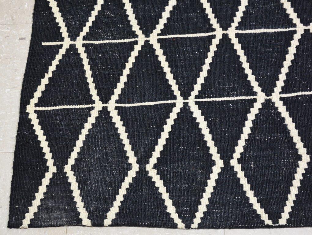 AFGHAN FLATWEAVE WOOL RUG - 4