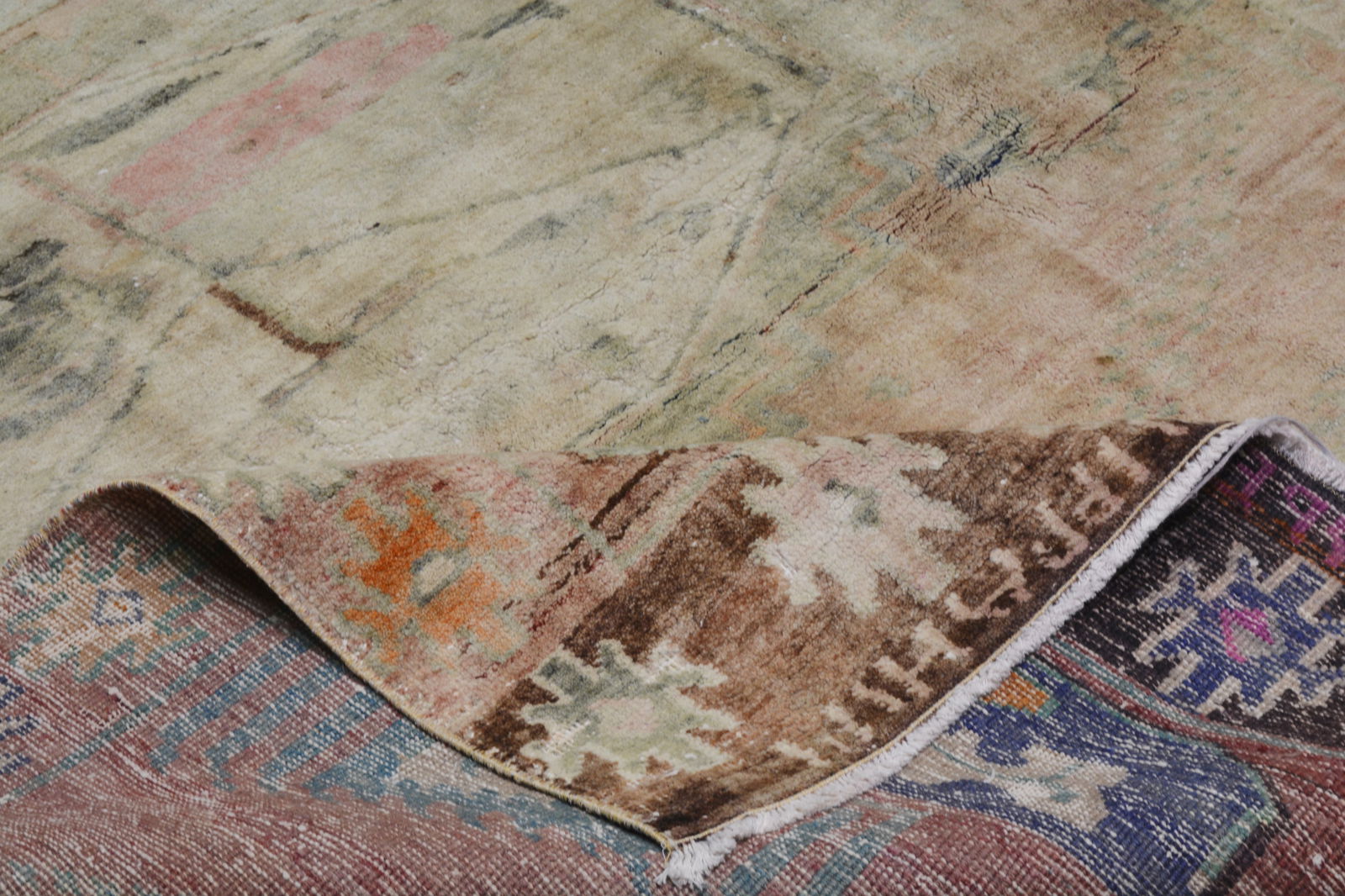 TURKISH HAND KNOTTED WOOL RUG - 5
