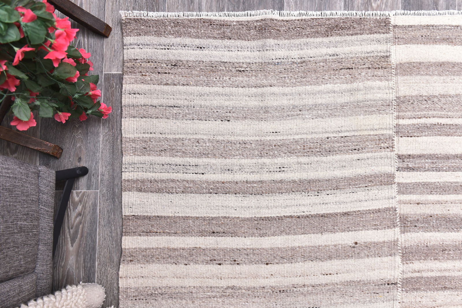 7'6'' x 10'2'' Turkish Handmade Kilim Rug - 245084 - 12