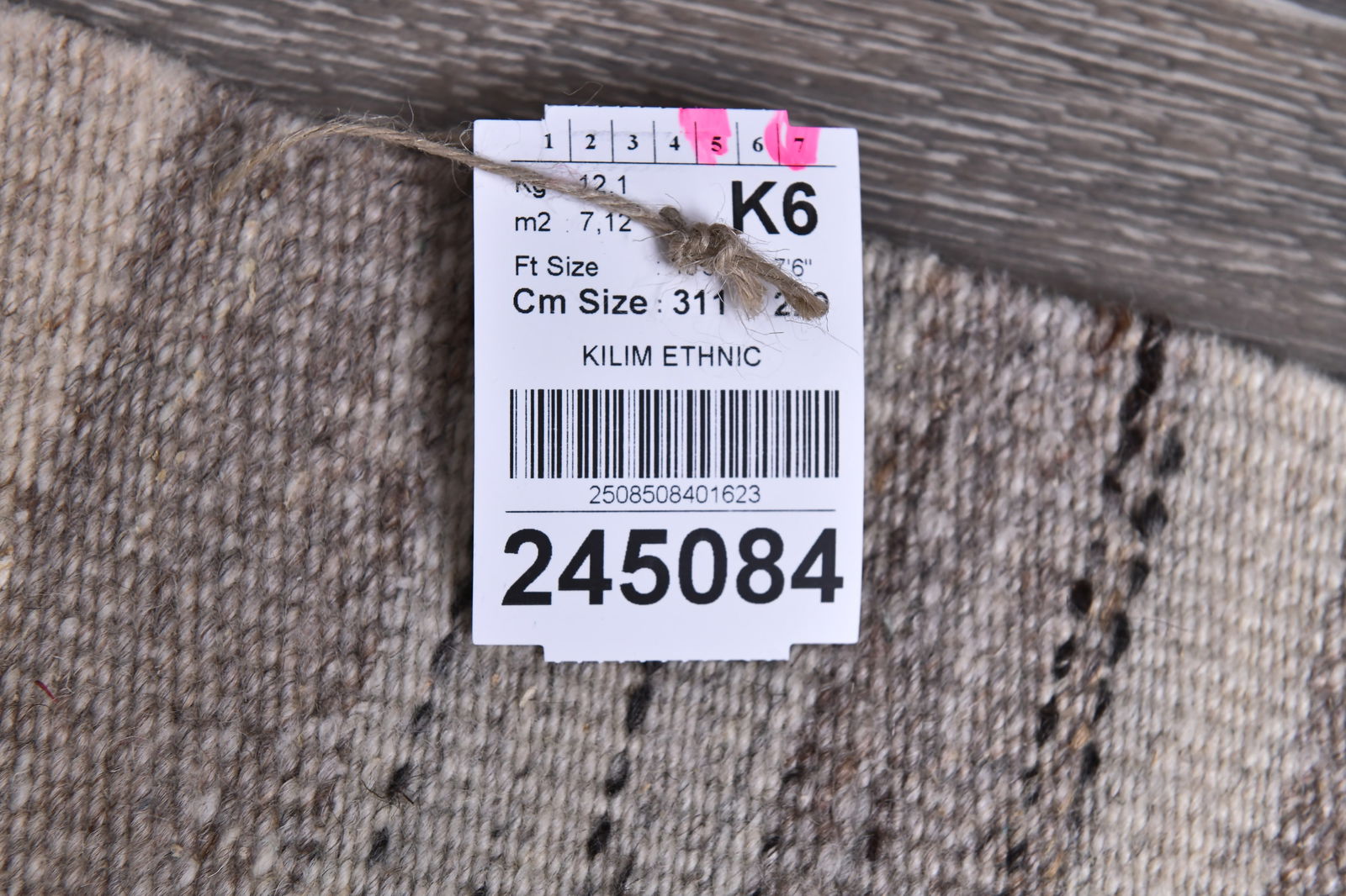 7'6'' x 10'2'' Turkish Handmade Kilim Rug - 245084 - 15