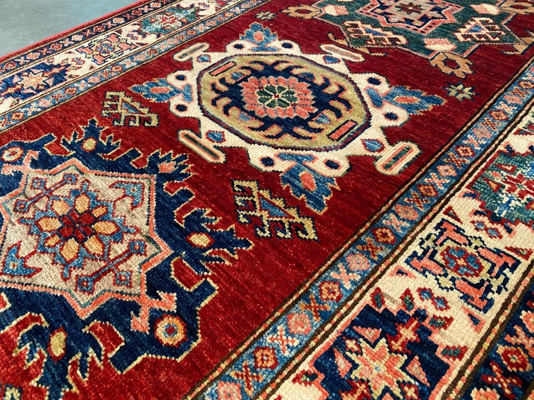 FINE SUPER KAZAK RUNNER 2'.7"x9'.8" - 9