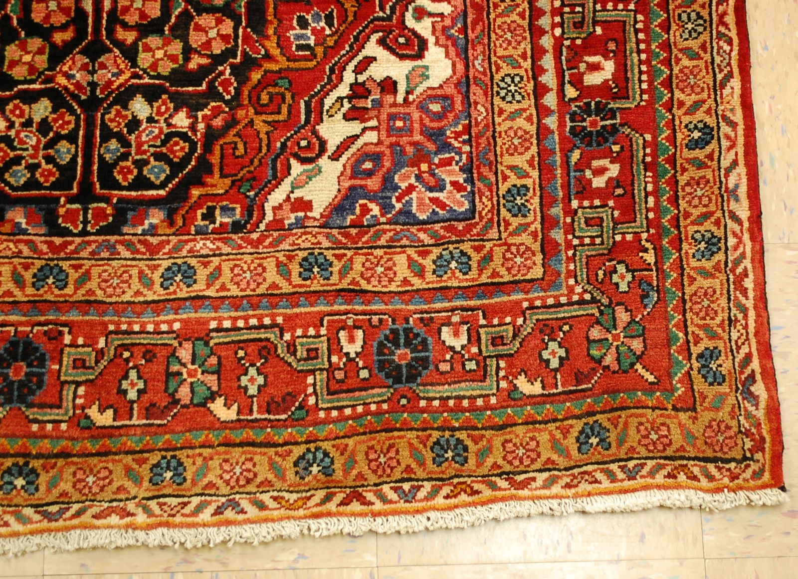 PERSIAN SARUK RUG 4' 4" x 7' 3" - 3