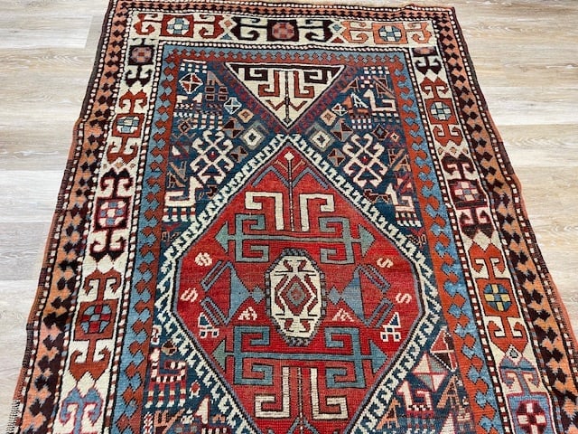 19th Century Kazak Caucasian runner - 5