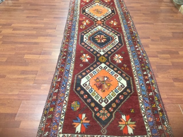 Dated 1916 Turkish Runner-4255 - 8