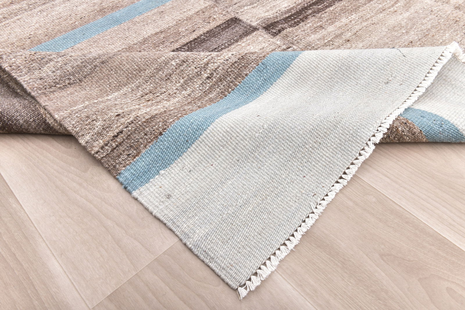 7'8'' x 9'10'' Turkish Handmade Kilim Rug - 35059 - 12