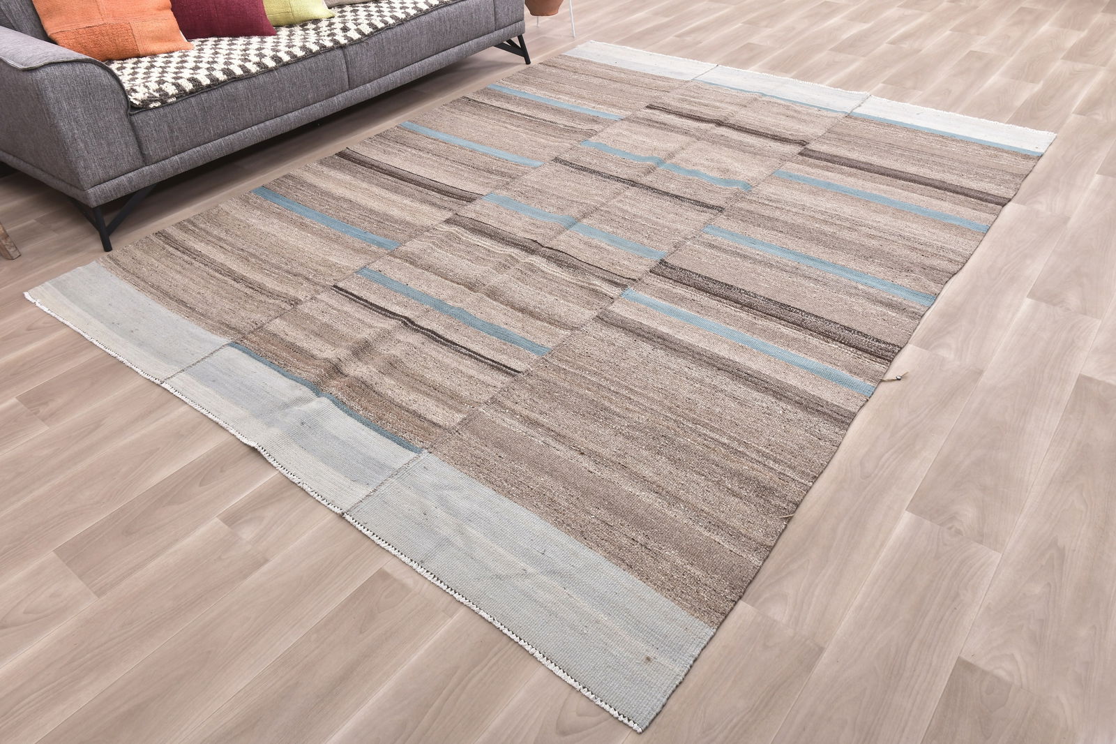 7'8'' x 9'10'' Turkish Handmade Kilim Rug - 35059 - 2