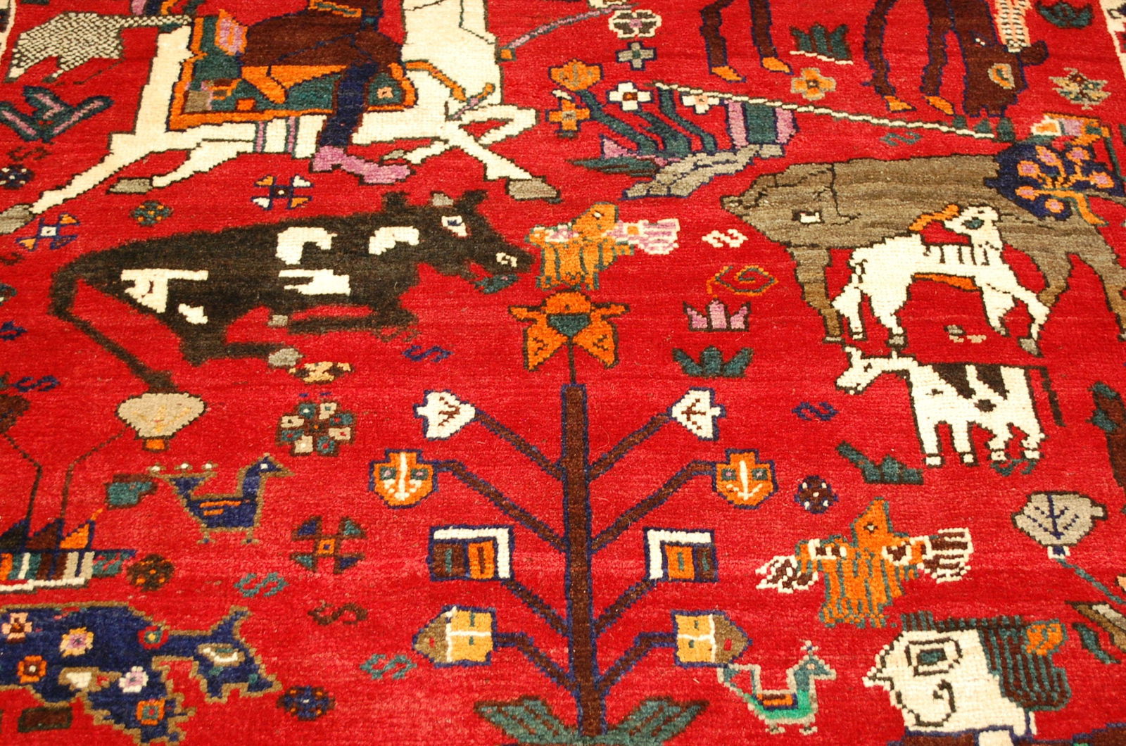 Persian SHIRAZ Qashkai Rug 5'3"x 8' - 8