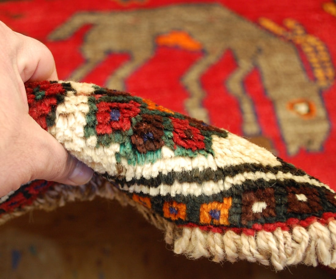 Persian SHIRAZ Qashkai Rug 5'3"x 8' - 9