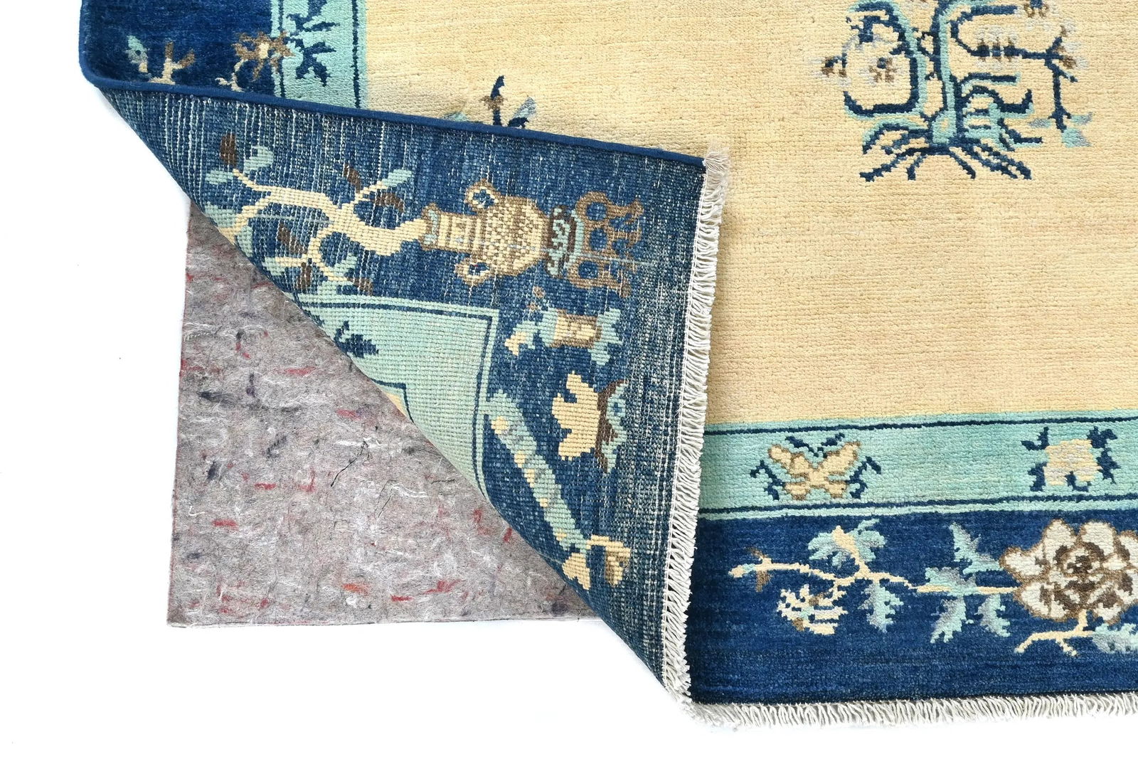 Cream Bordered Modern 5X6 Kazak Osuhak Pakistan Rug - 11