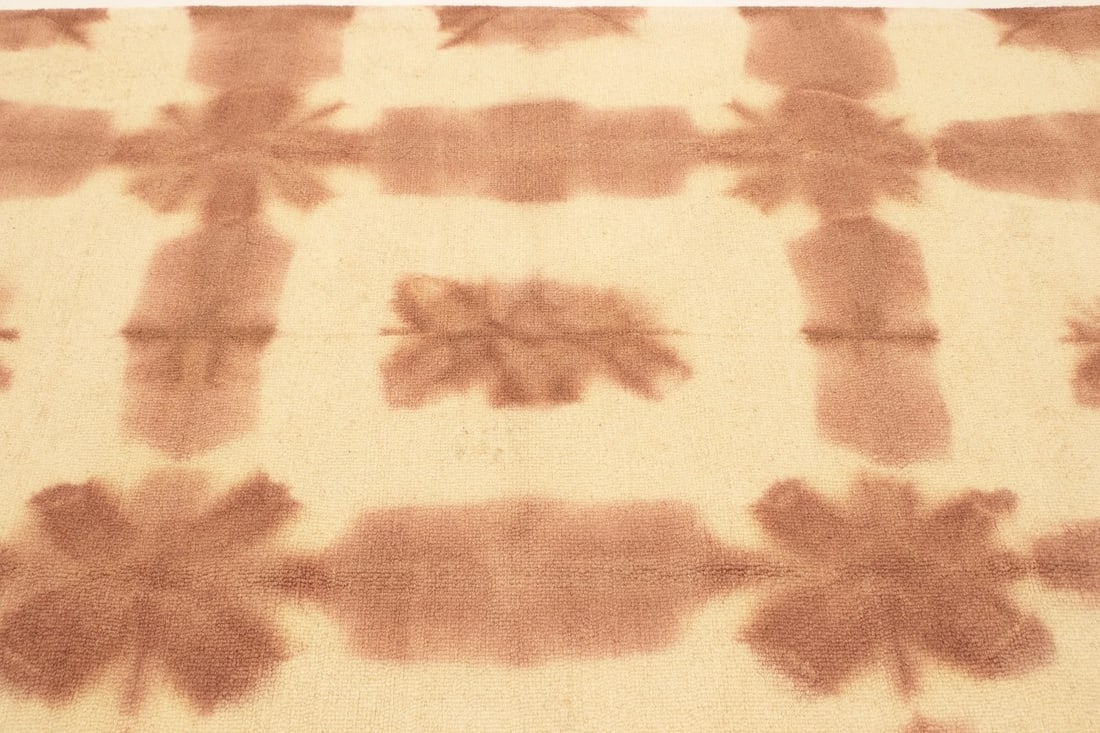 Rust Tie-Dye 5X8 Hand-Tufted Modern Rug - 8