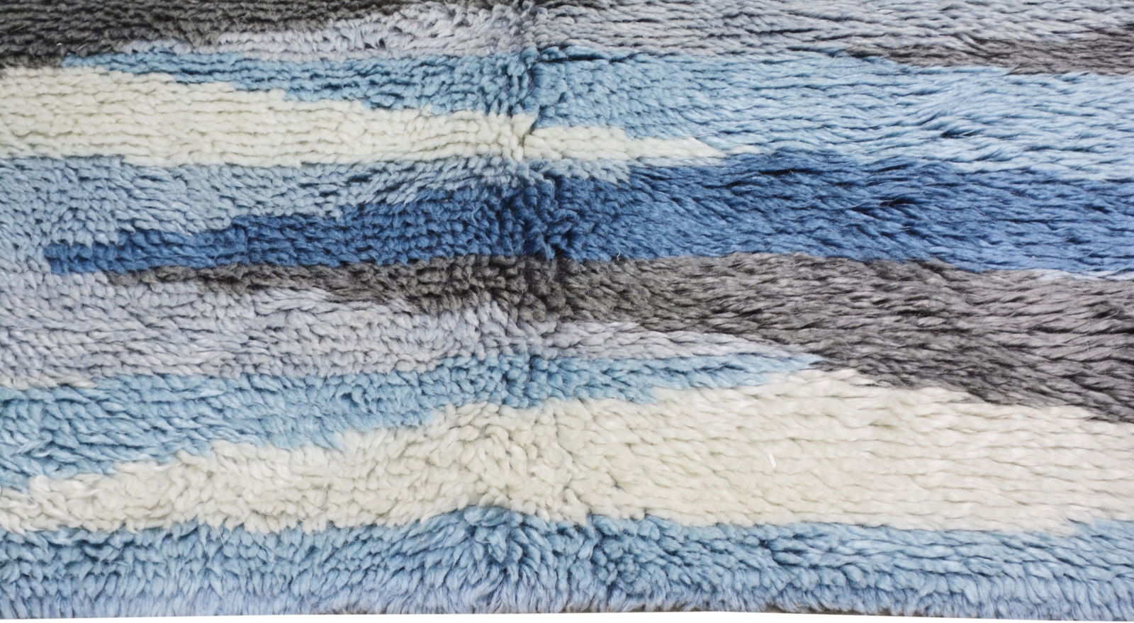 INDIAN HAND KNOTTED WOOL RUG - 5