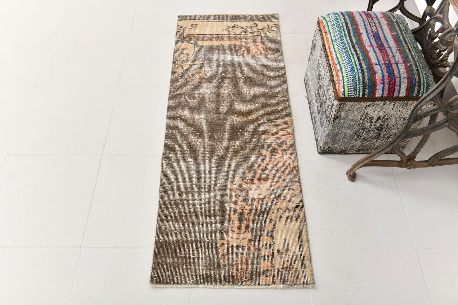 1'10'' x 4'10'' Tulu Filikli Kilim Rug - 24049 - 5
