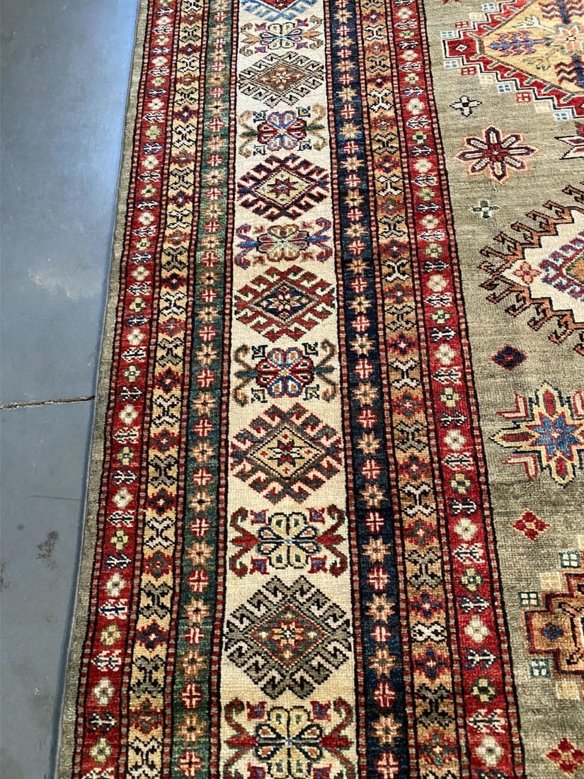 EXQUISITE FINE SUPER KAZAK RUG 8'.3"x10'.2" - 5