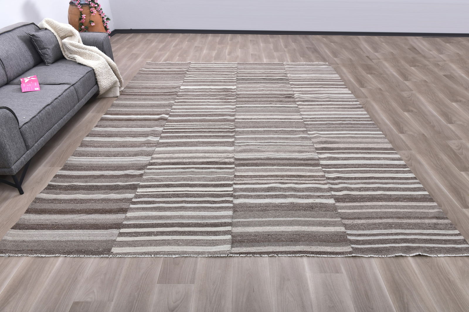 9'2'' x 12'0'' Turkish Handmade Kilim Rug - 241950 - 3