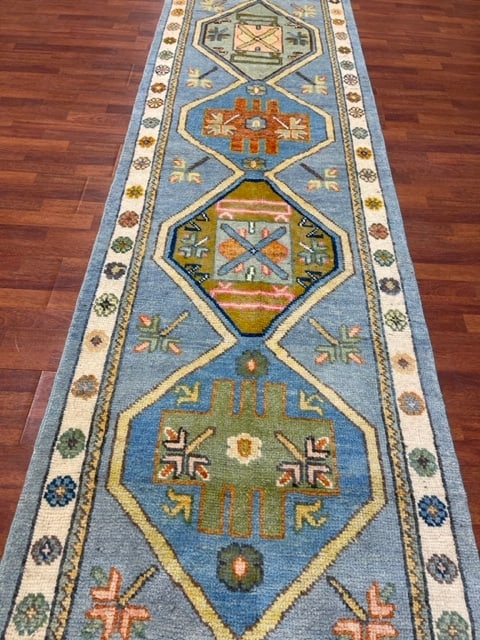 Older Turkish Ushak Runner-5068 - 3