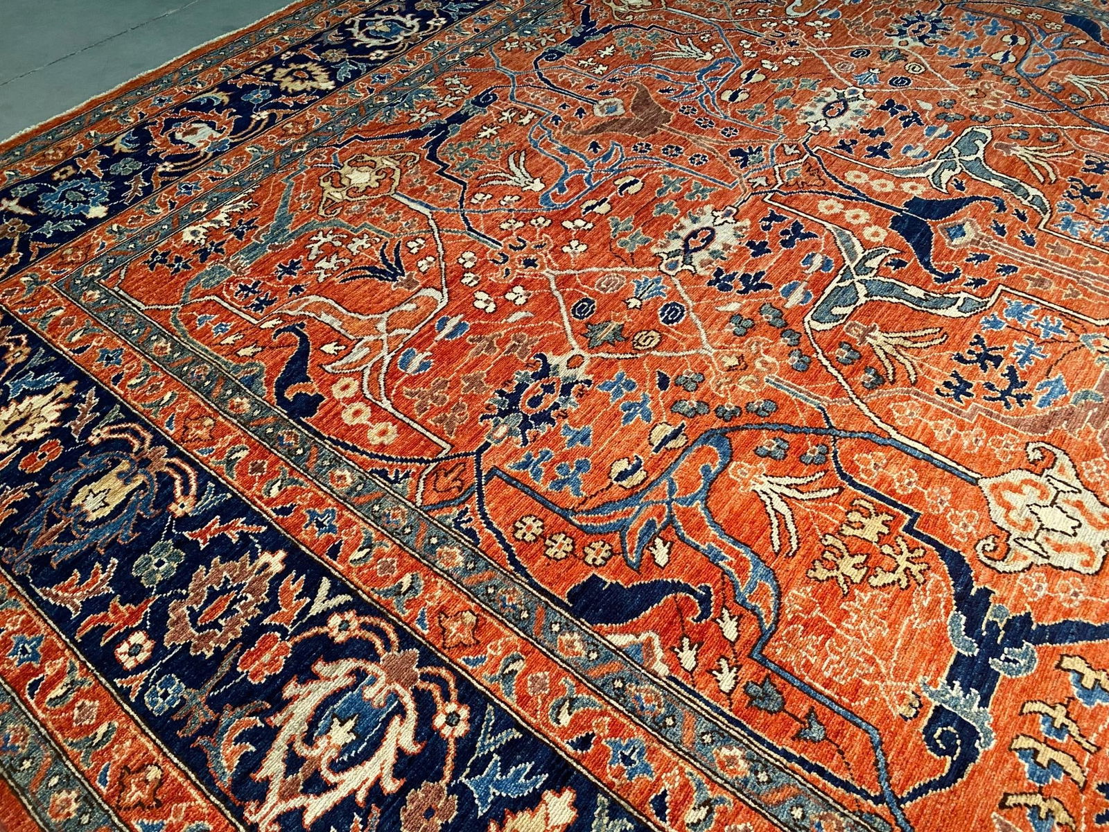 Exquisite Fine Serapi Design Rug 9.1x11.9 - 6