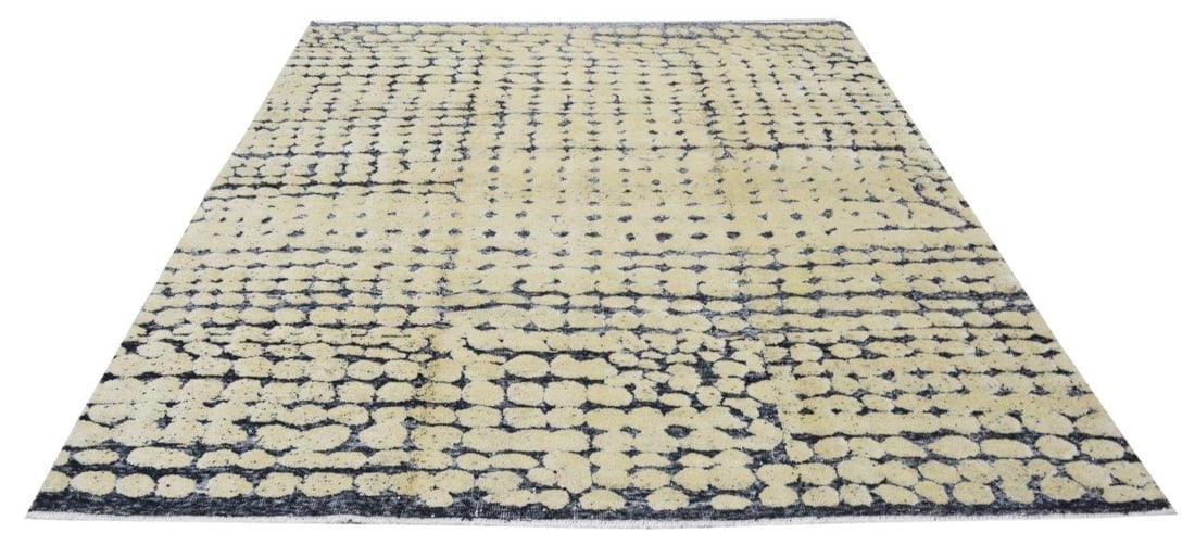MOROCCAN HAND KNOTTED WOOL RUG - 2