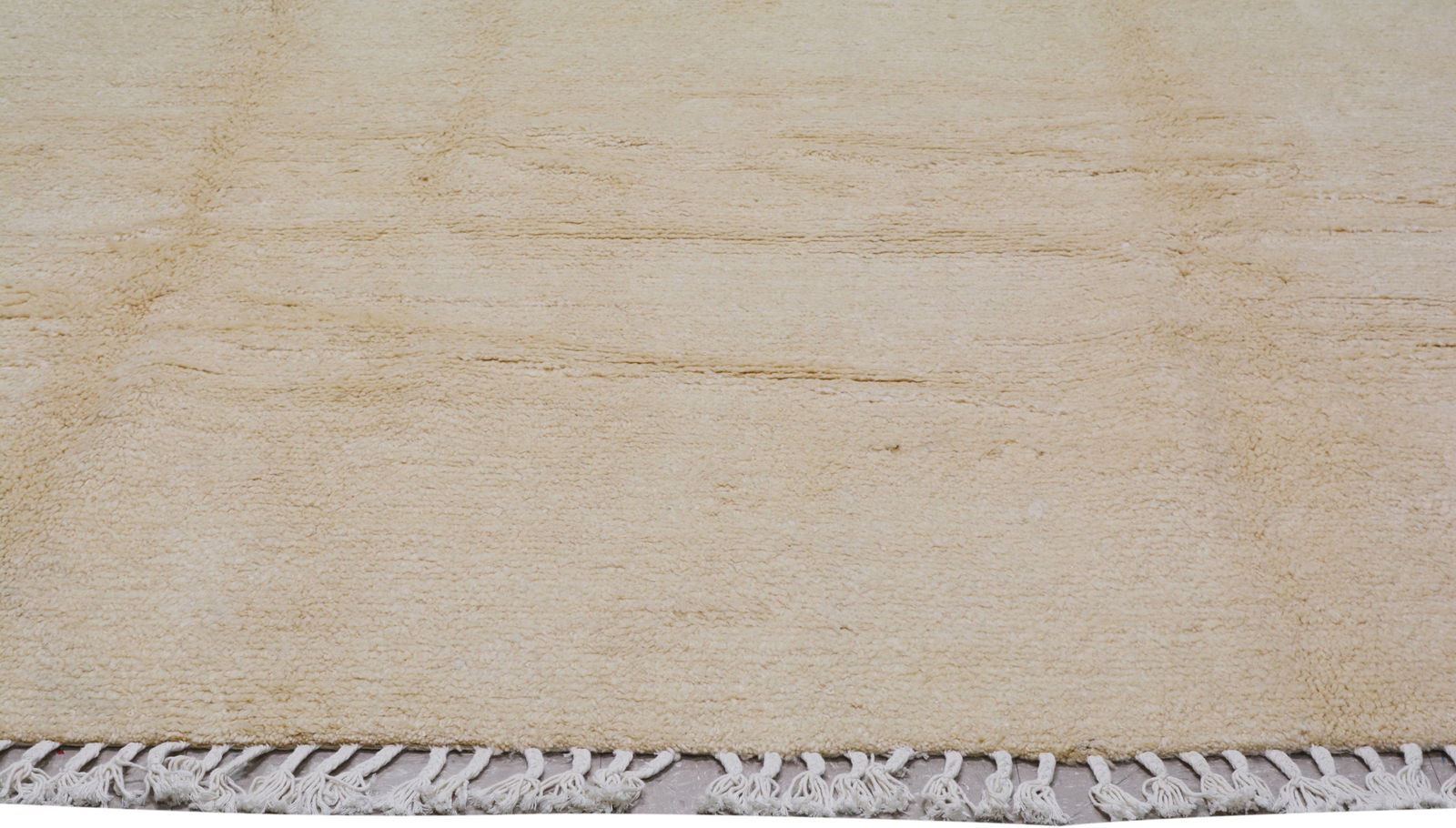 MOROCCAN HAND KNOTTED WOOL RUG - 4