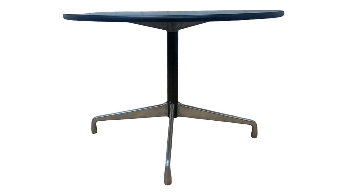 MCM Eames Group Herman Miller Black Laminate Table - 7