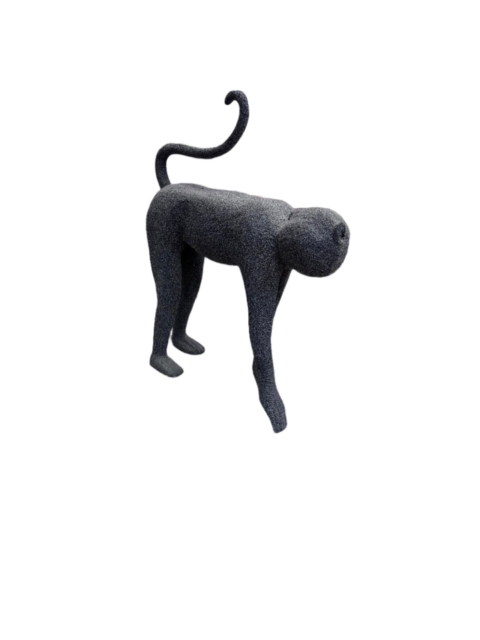 MCM Crouching Monkey Sculpture - 11