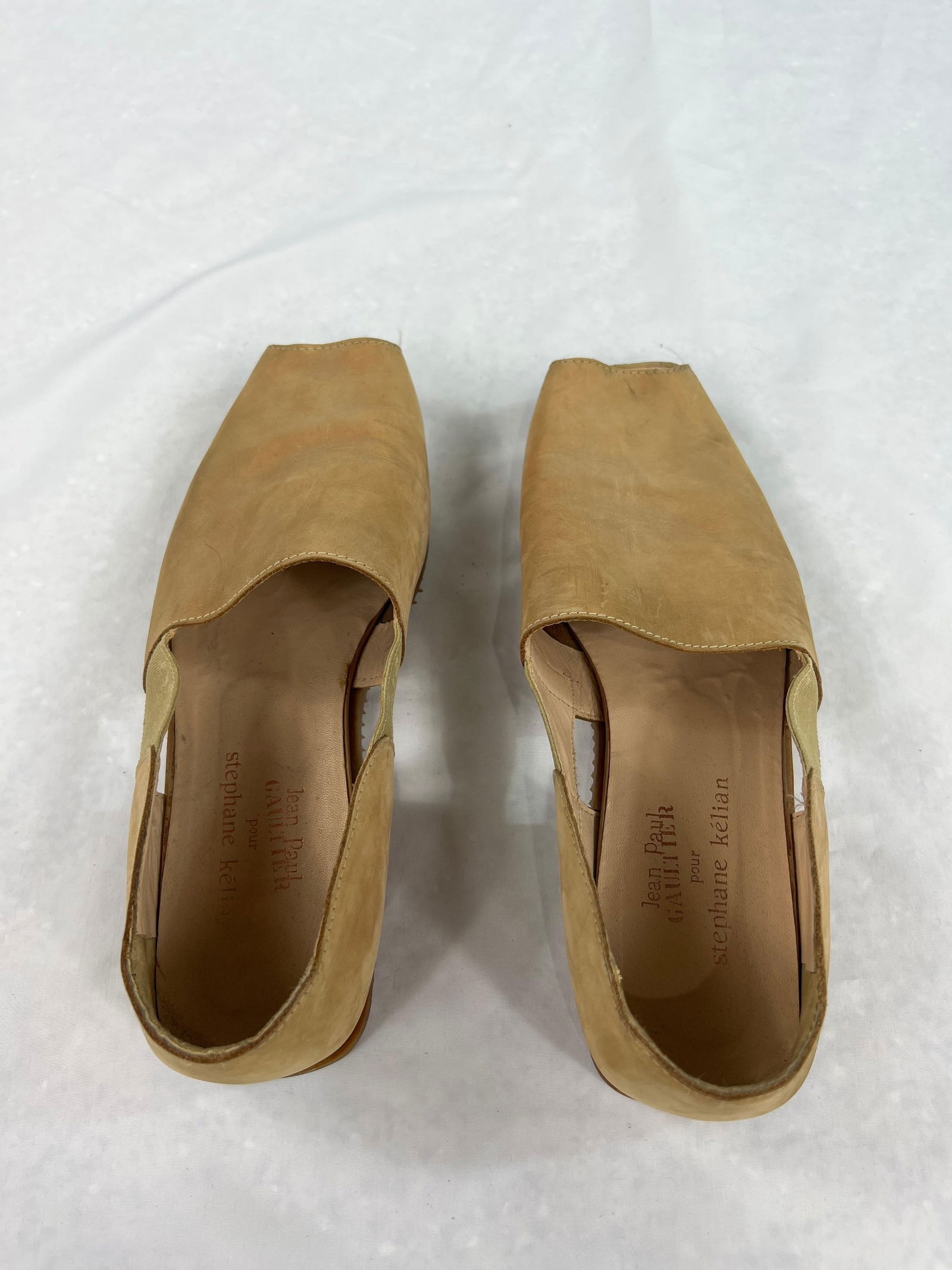 Vintage Jean Paul Gaultier Brown Suede Shoes, Size 11 - 11