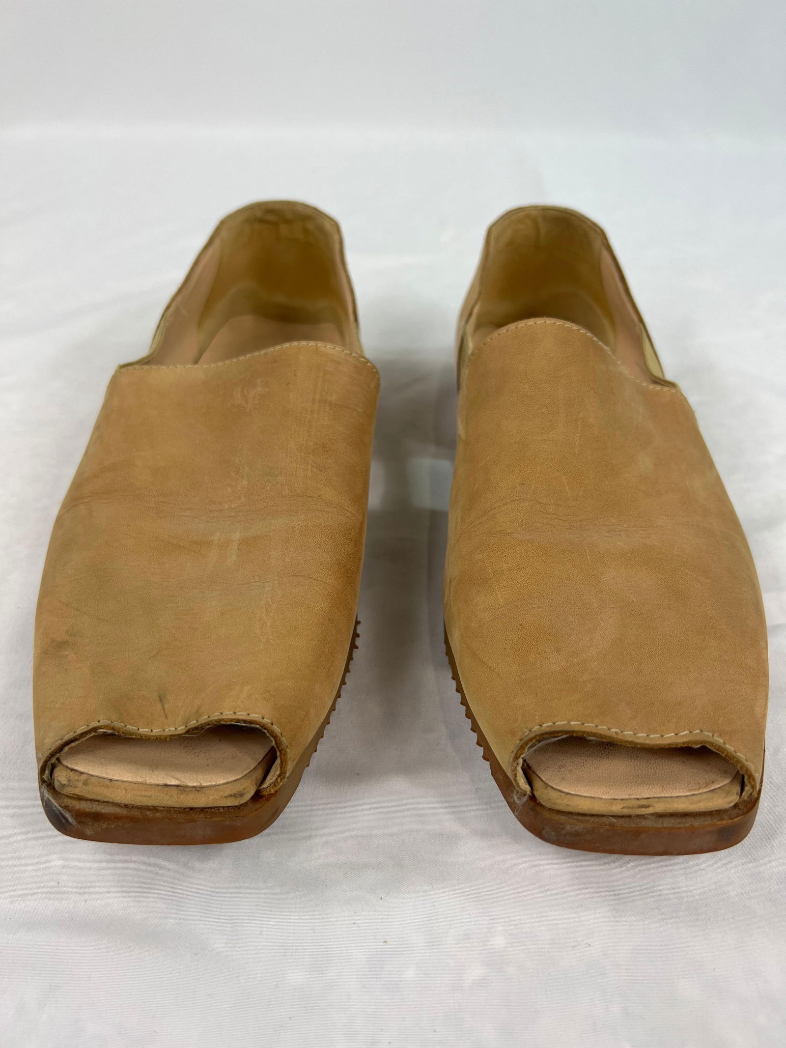 Vintage Jean Paul Gaultier Brown Suede Shoes, Size 11 - 17