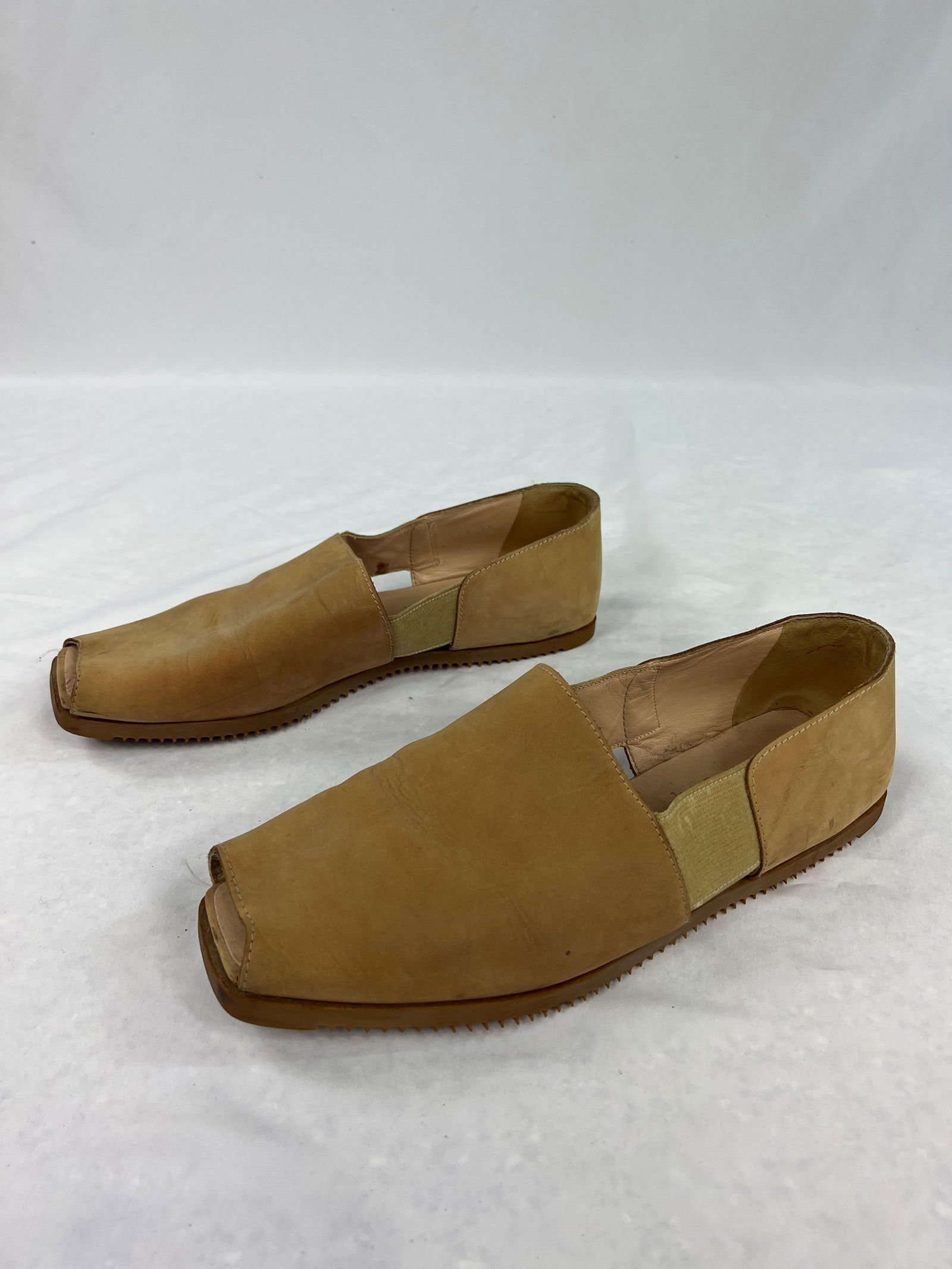 Vintage Jean Paul Gaultier Brown Suede Shoes, Size 11 - 2