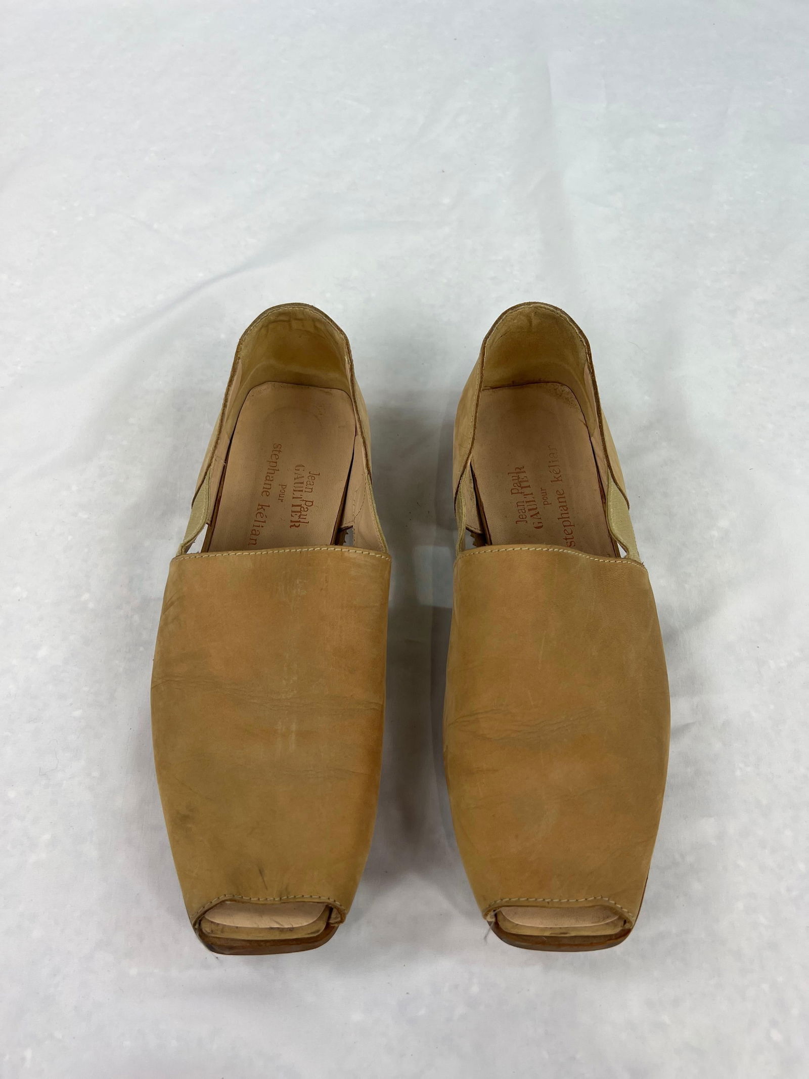Vintage Jean Paul Gaultier Brown Suede Shoes, Size 11 - 8