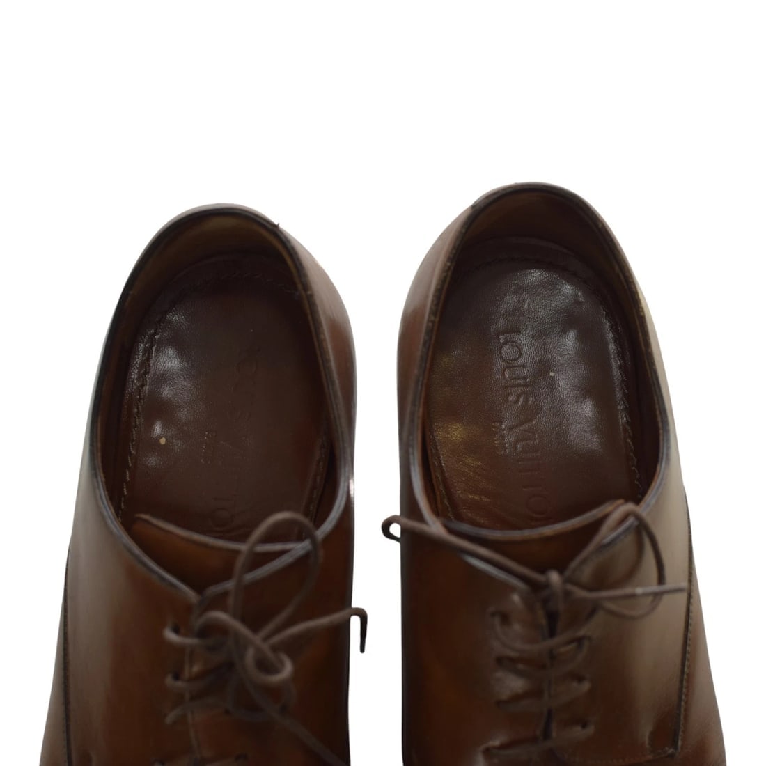 Louis Vuitton Brown Brogue Leather Lace Up Oxfords Size 9,5 UK / 10.5 US/ 43.5 - 8