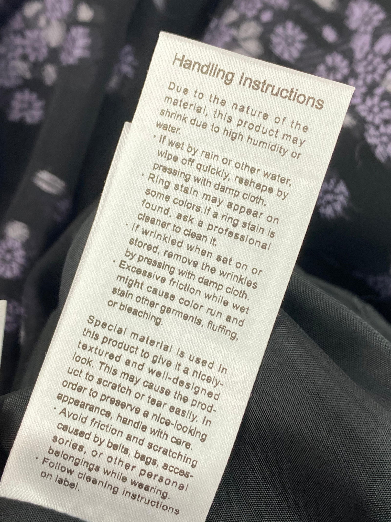 Vintage Black and Purple Floral Flare Pants, Size 2 - 18