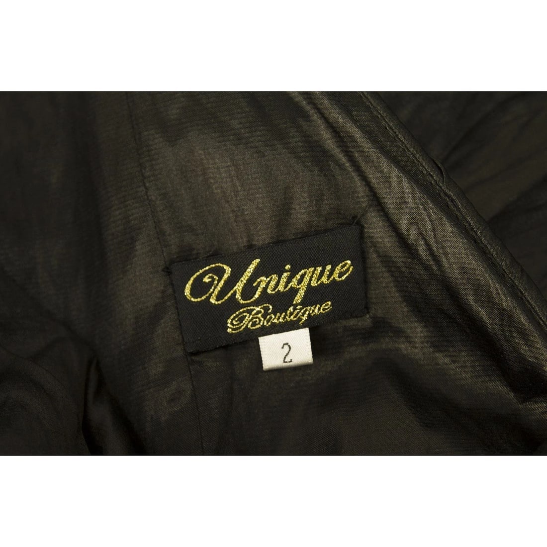 Unique Boutique Black Fuchsia Belt One Shoulder Draped Mini Dress size 2 - 3