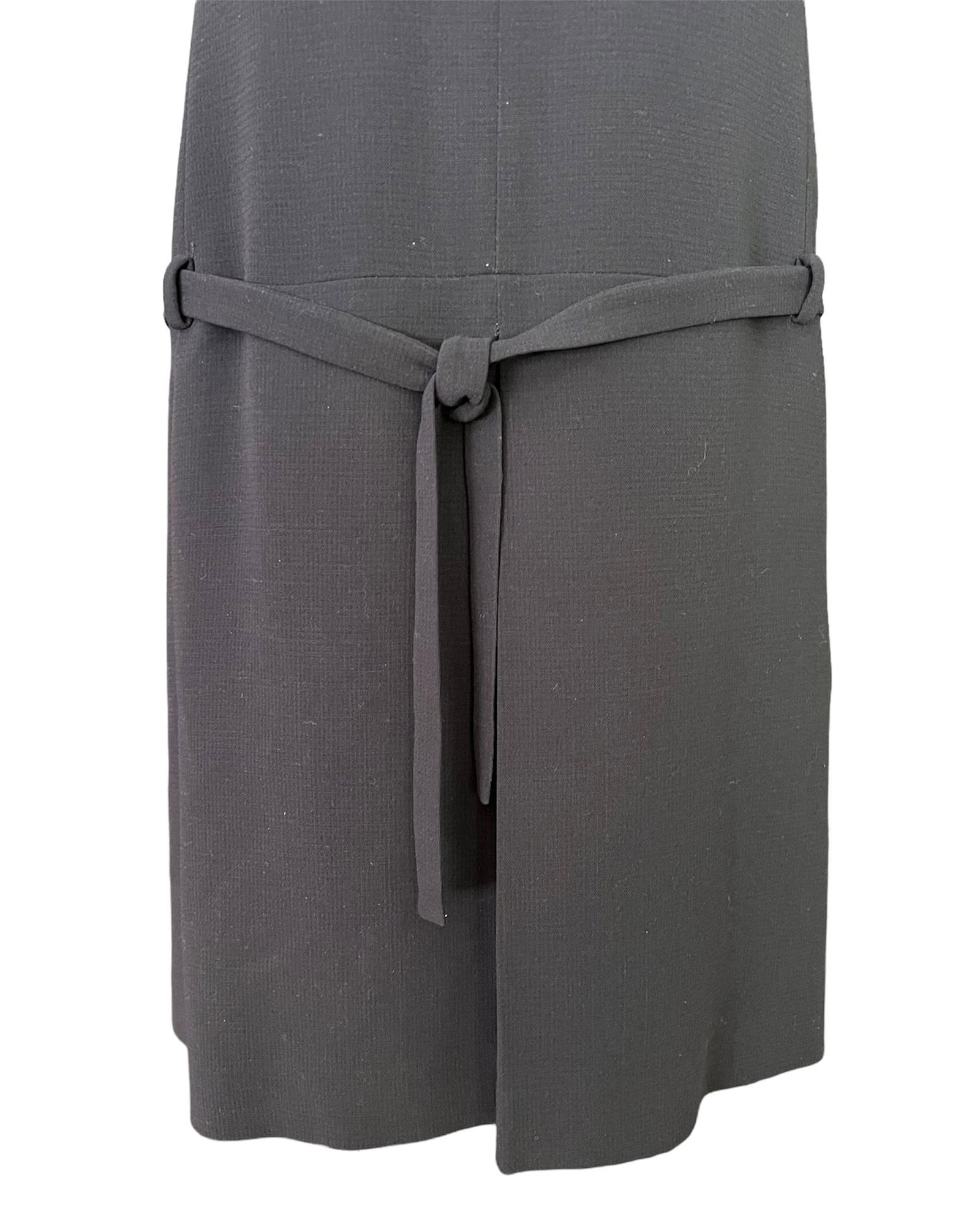 Max Mara Navy Wool Mini Dress, Size 6 - 8