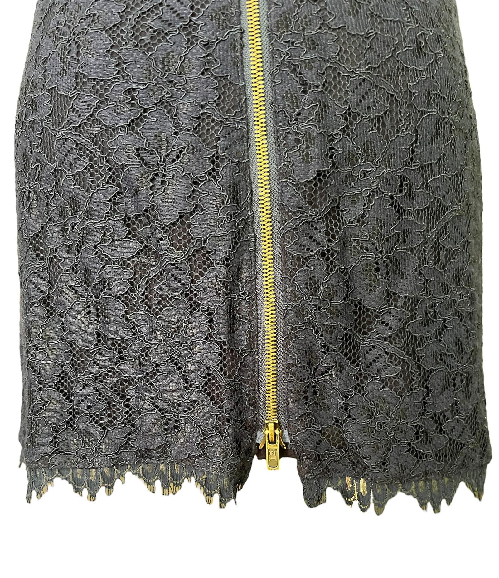 Diane von Fürstenberg Navy Lace Mini Dress, Size 8 - 12