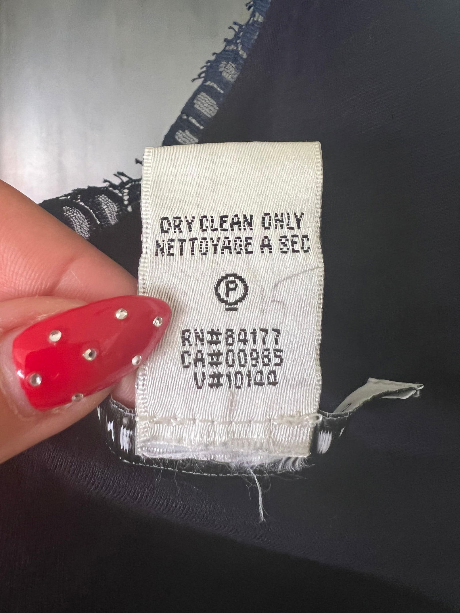 Diane von Fürstenberg Navy Lace Mini Dress, Size 8 - 17