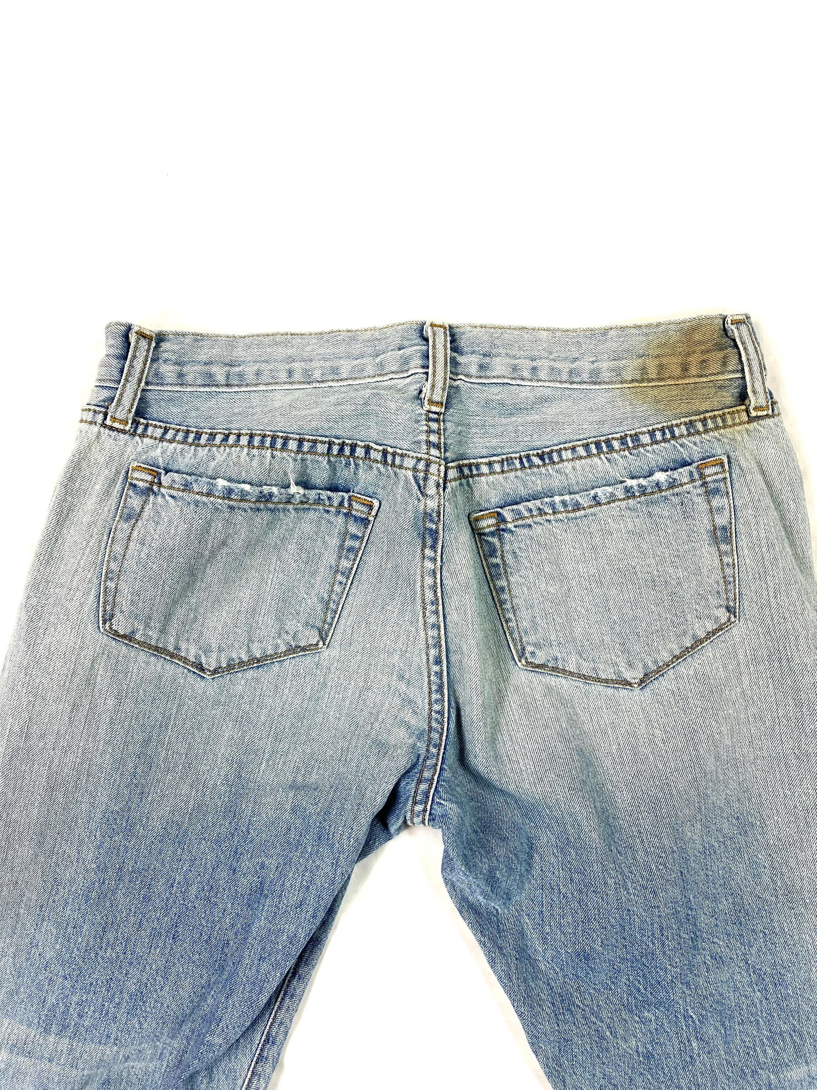 J Brand Light Blue Distressed Denim Jeans, Size 26 - 17