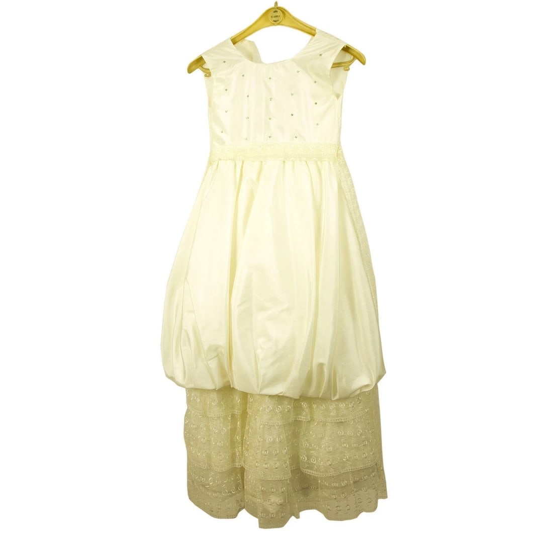 Pronovias Flower Girl Princess Gown Maxi Lace Satin Beaded Dress Girls Sz 10: Title:Pronovias Flower Girl Princess Gown Maxi Lace Satin Beaded Dress Girls Sz 10Description:Pronovias Flower Girl Princess Gown Maxi Lace Satin Beaded Dress Girls Sz 10 Chic and romantic, lovely