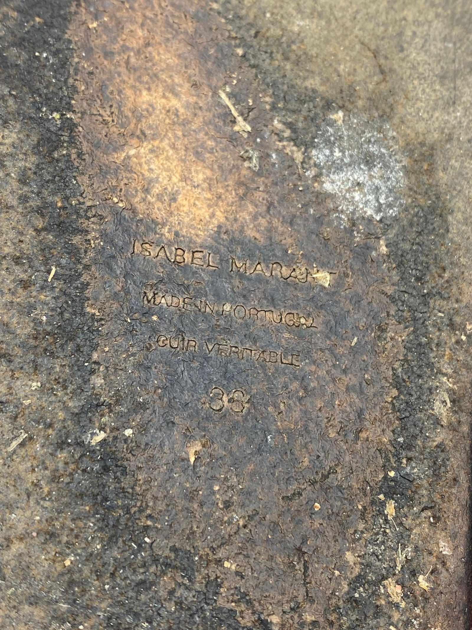 Isabel Marant Lennyo Grommet Leather Slides Sandals, Size - 6