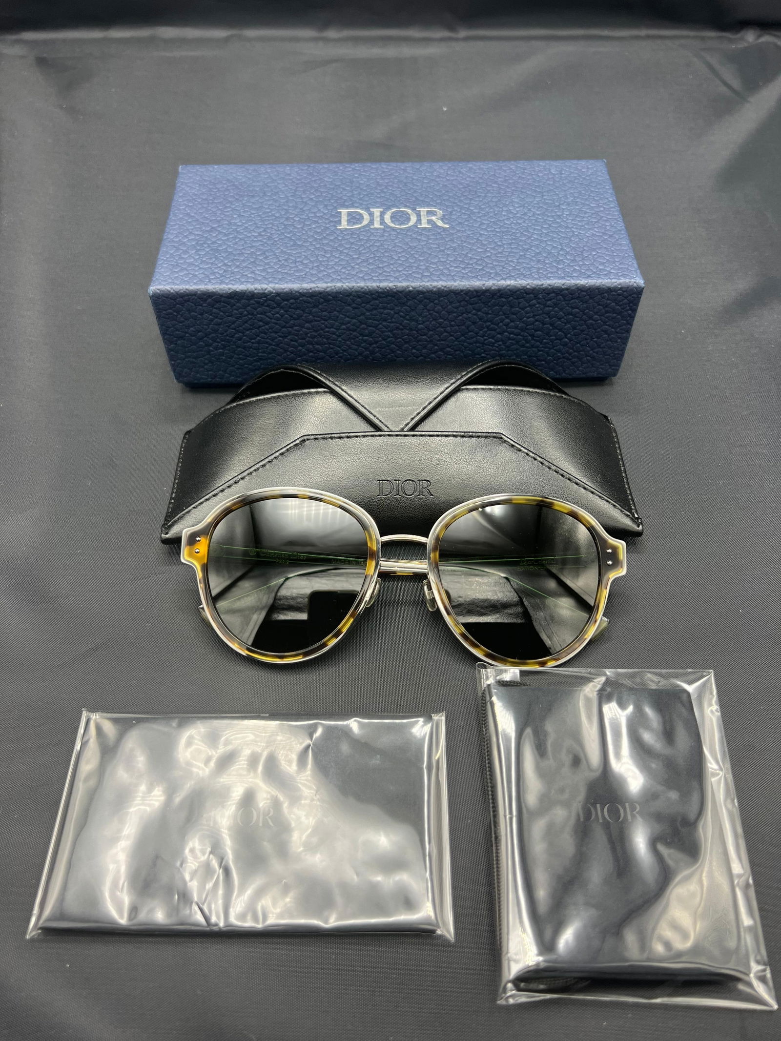 Christian Dior Round Tortoise Sunglasses - 13