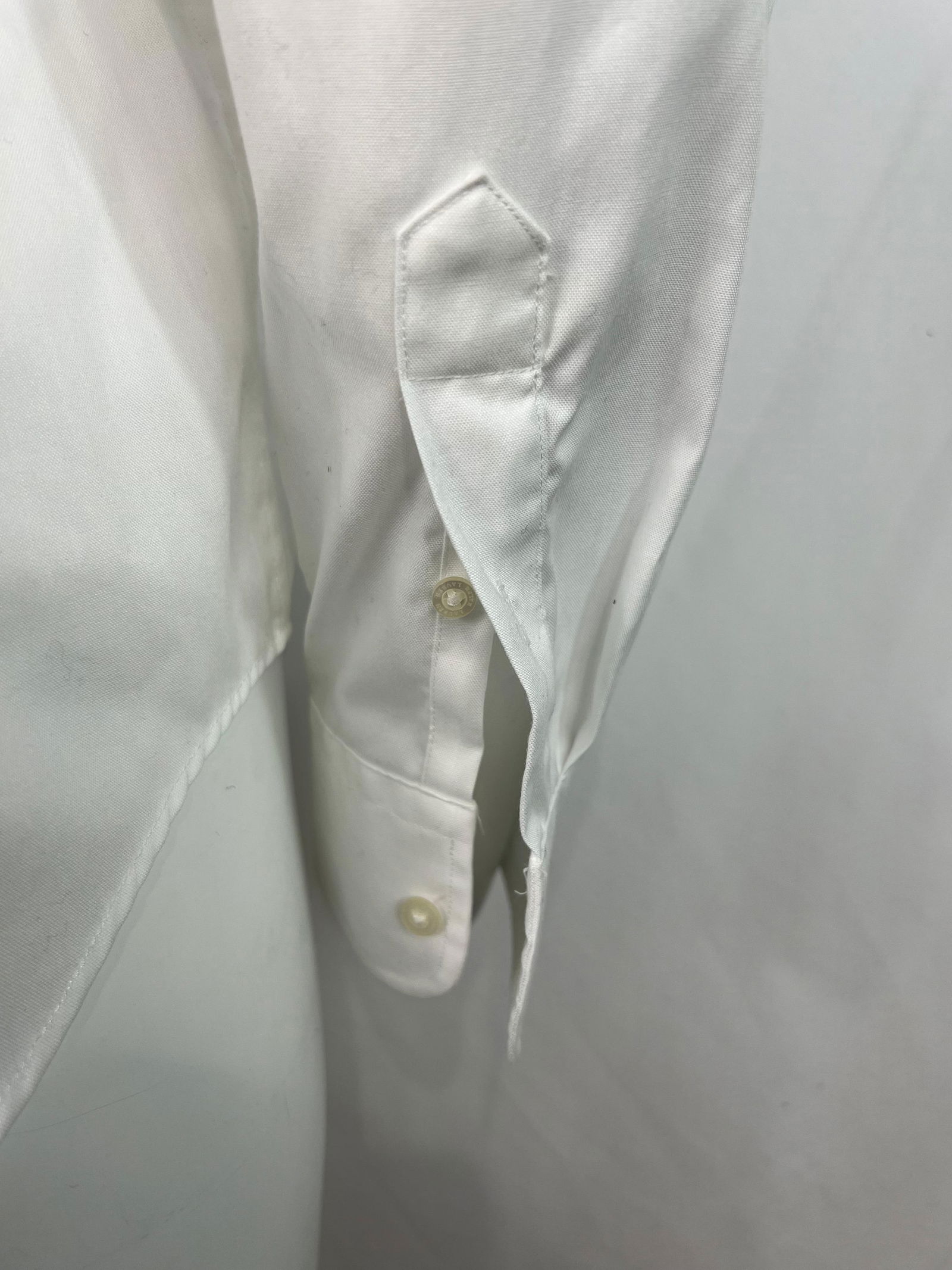 Ralph Lauren White Cotton Button Down Shirt Blouse, Size Large - 20