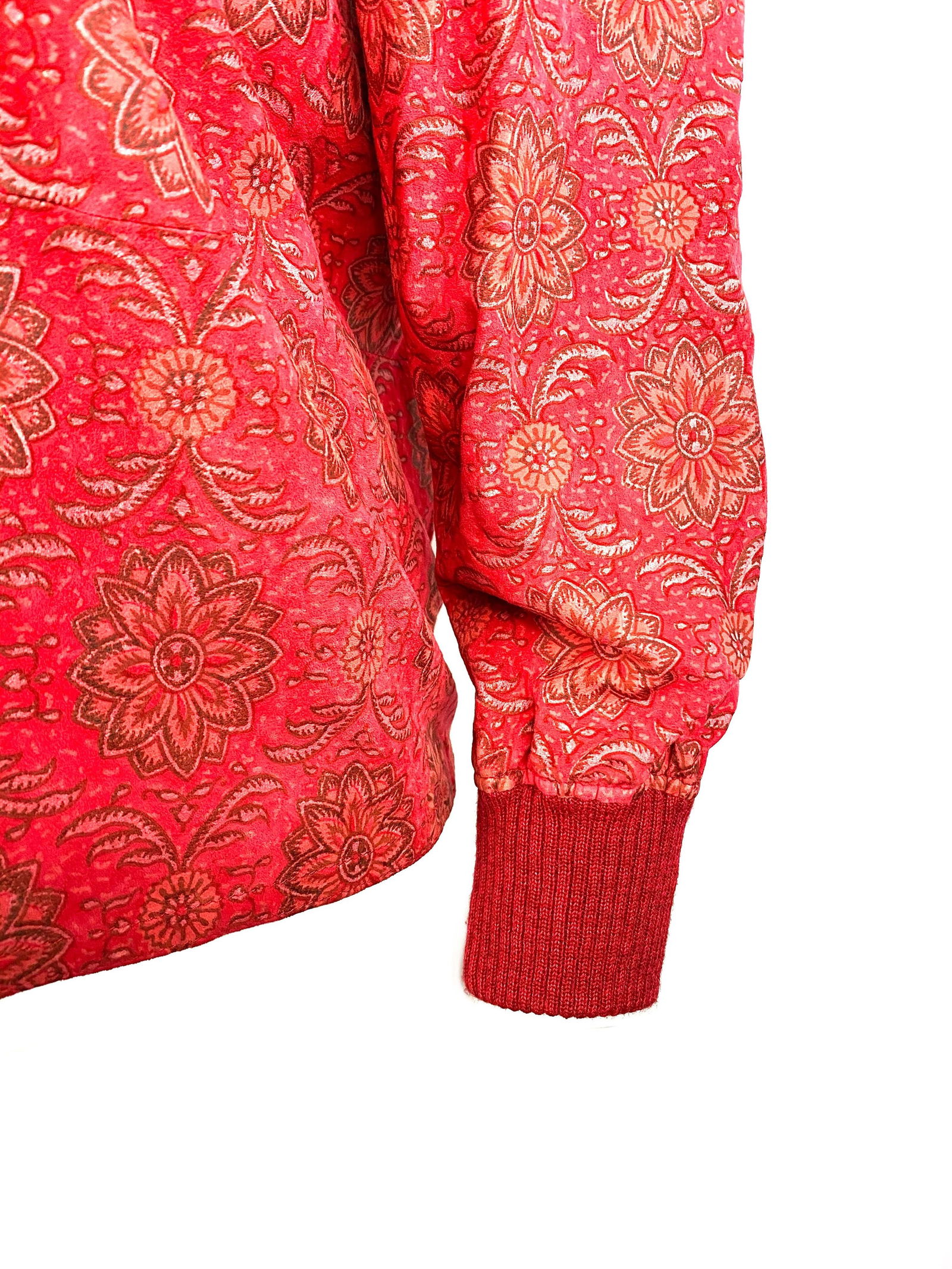 Valentino Red Suede Jacket Size 42 - 11