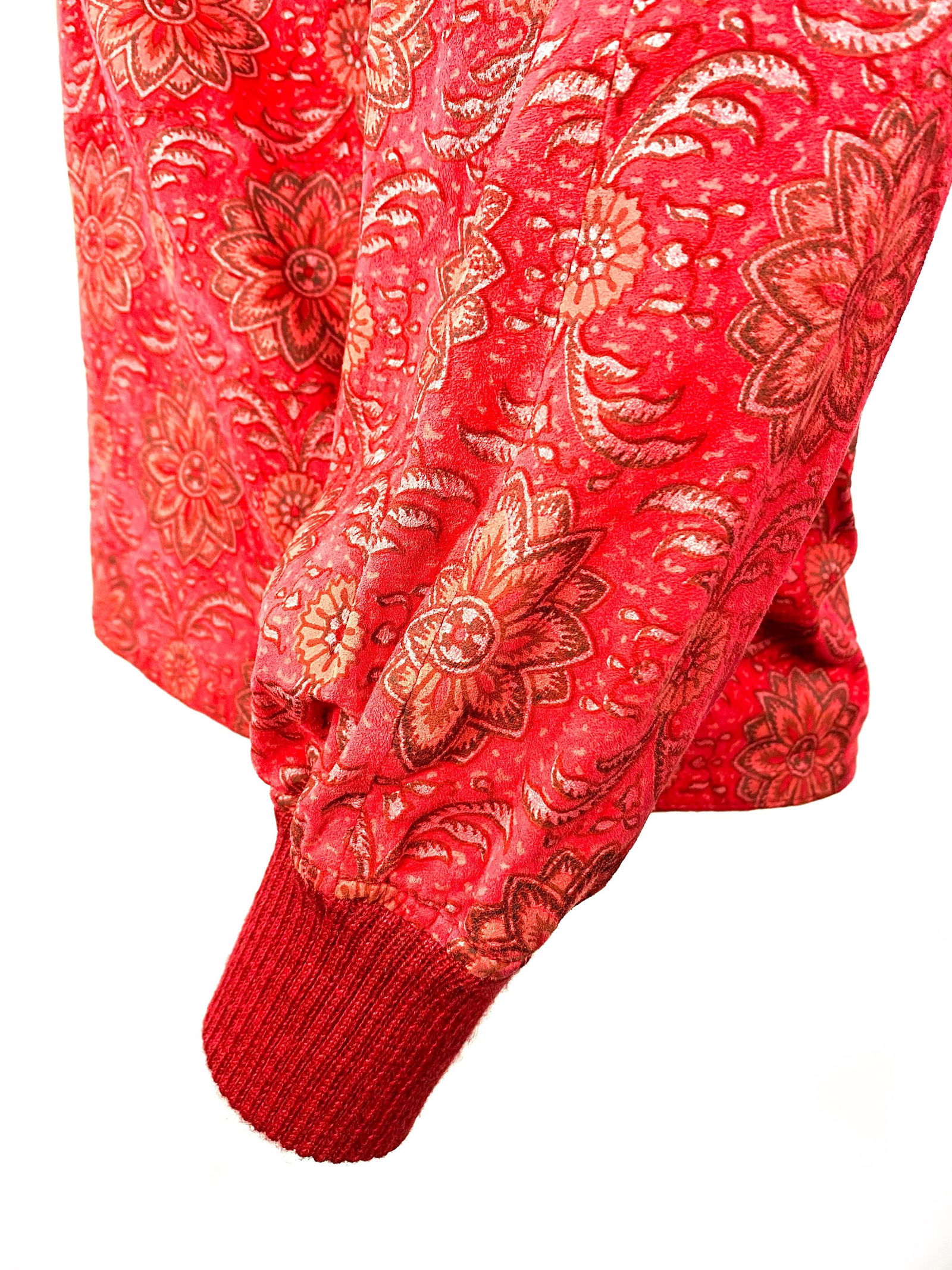 Valentino Red Suede Jacket Size 42 - 17