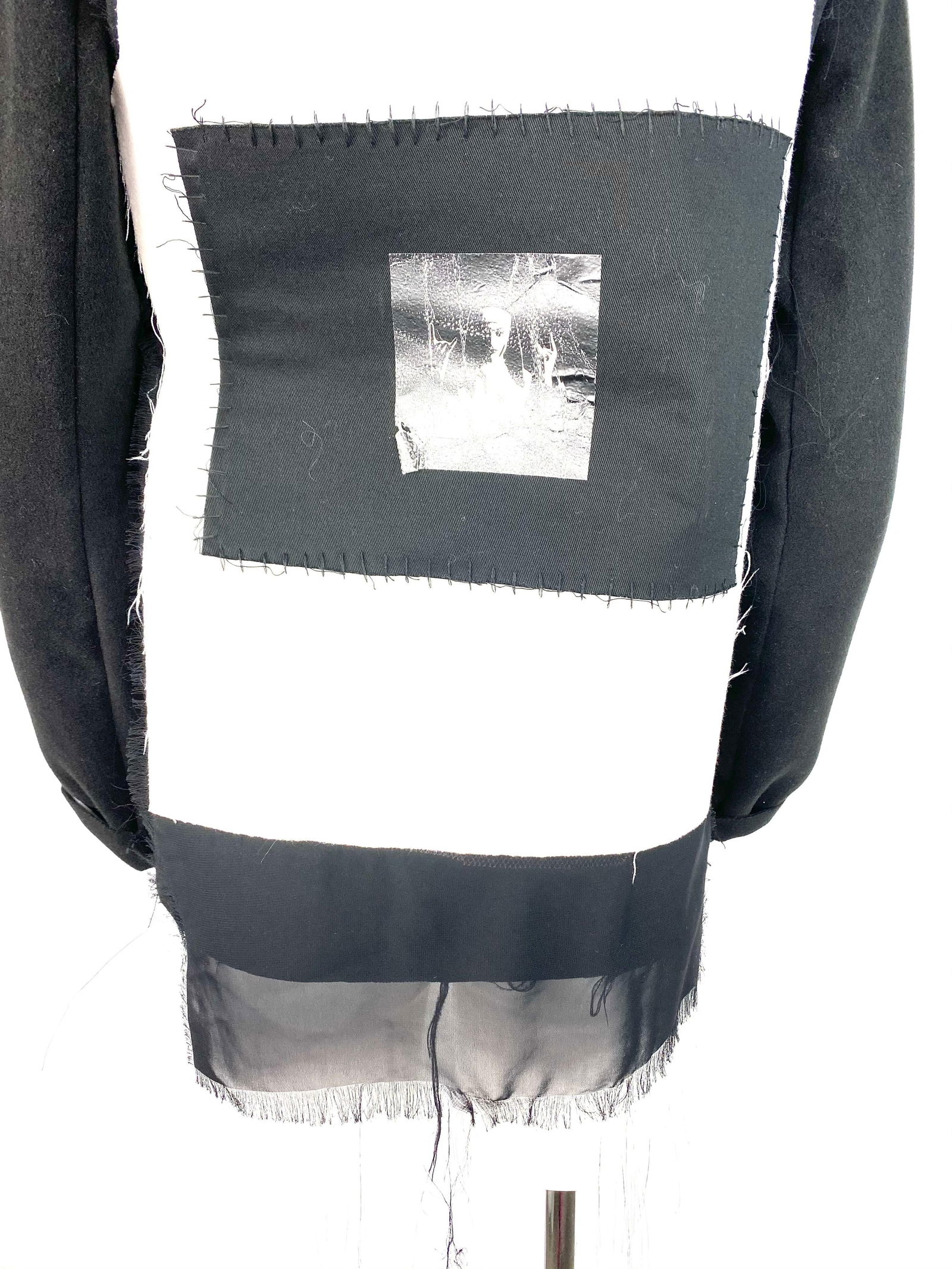 Black and White Blazer Jacket, Size S - 14