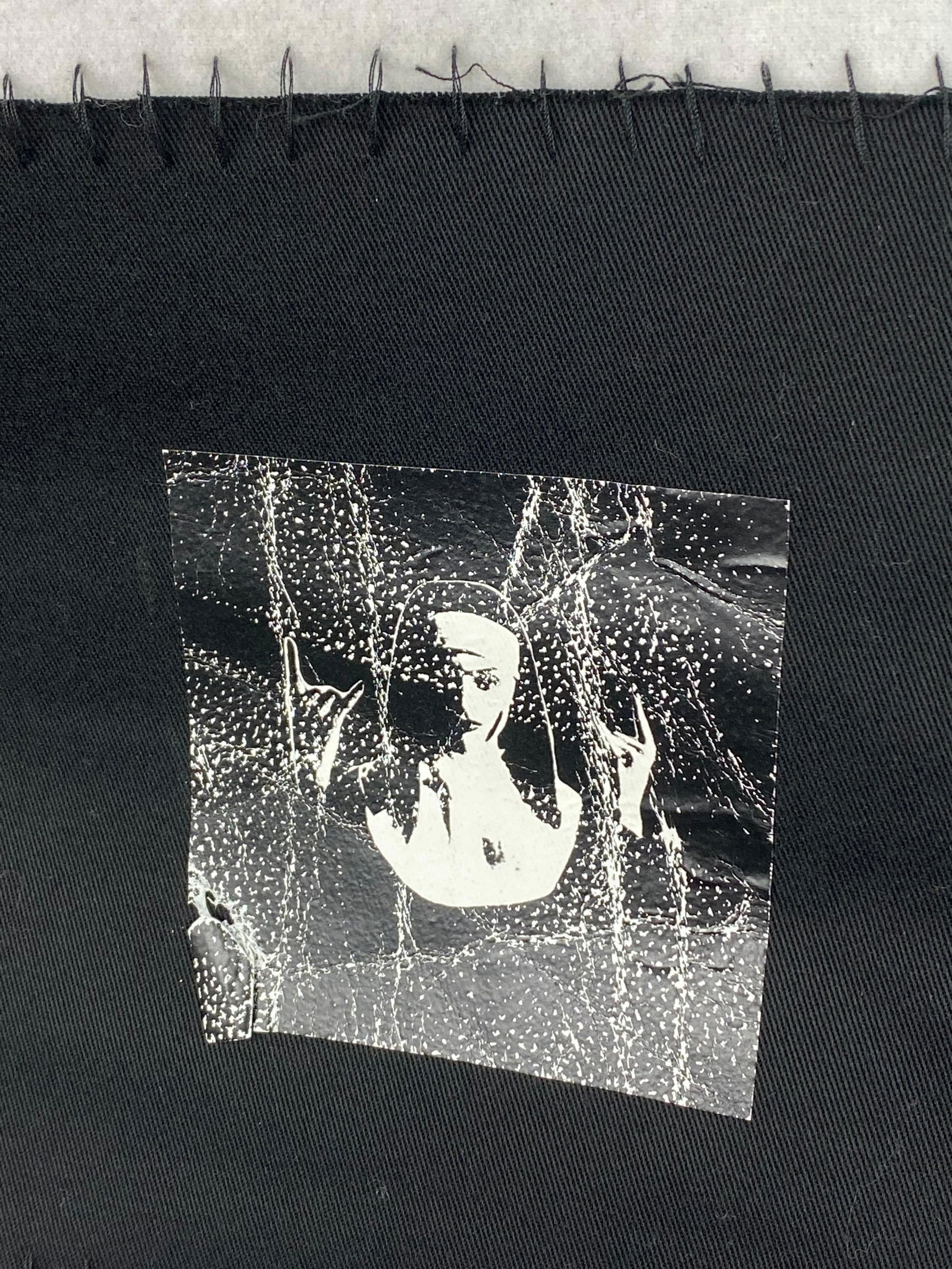 Black and White Blazer Jacket, Size S - 3