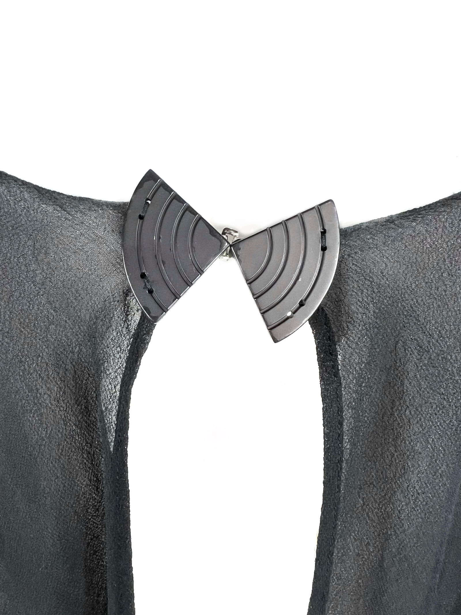 See by Chloe Black and White Silk Tunic Dres, Size 2 - 3