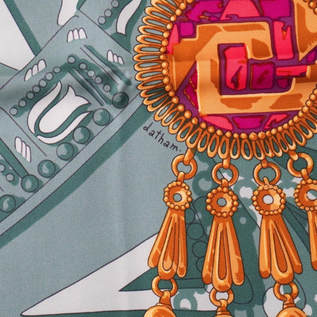 Hermès Paris 'Mexique' Silk Scarf by Caty Latham - 20