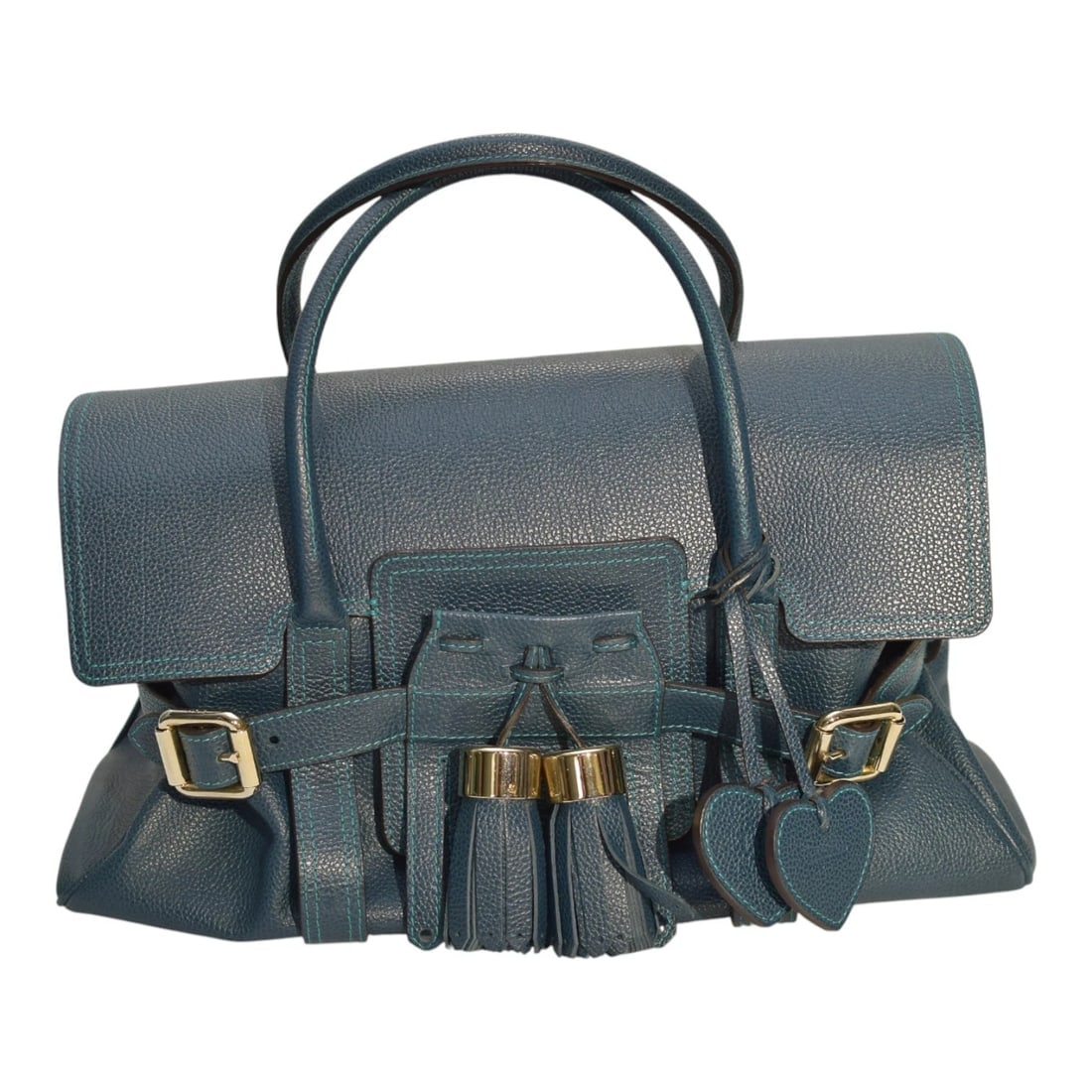 Luella Giselle Leather Satchel Bag – Teal Blue with Gold Hardware handbag: Title:Luella Giselle Leather Satchel Bag – Teal Blue with Gold Hardware handbagDescription:Luella Giselle Leather Satchel Bag – Teal Blue with Gold Hardware handbag A rare and collectible